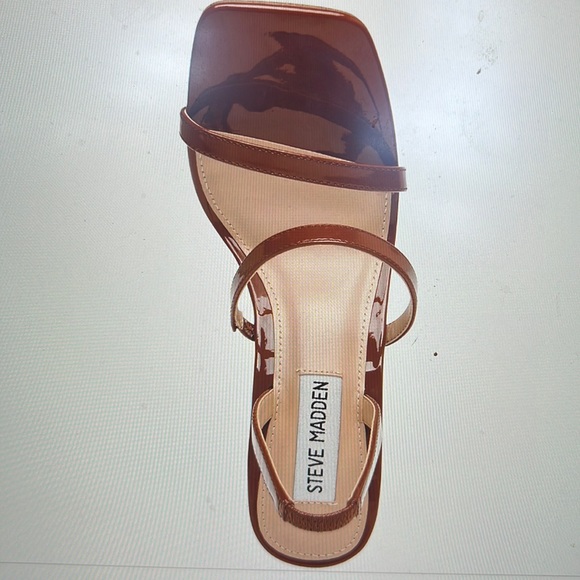 NWOT Steve Madden Gracey Sandal in Cognac - Size 7.5 - Picture 4 of 11